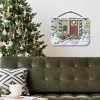 Courtside Market Christmas Front Door 12x16 Hanging Artboard with Twine - 2 of 2