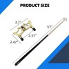 GSE 2-Piece Pool Cue Stick with Brass Screw-on Billiard Bridge Head, Billiard Bridge Stick - 2 of 4