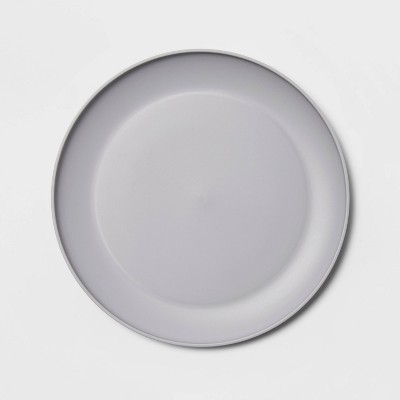 Photo 1 of 4 pieces 10.5" Plastic Dinner Plate Gray - and 12 pieces 7.9oz Plastic Mini Bowls - 
