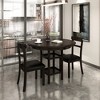 Costway 3-Piece Dining Set W/ Counter Height Round Dining Table & 2 Upholstered Chairs - 3 of 4