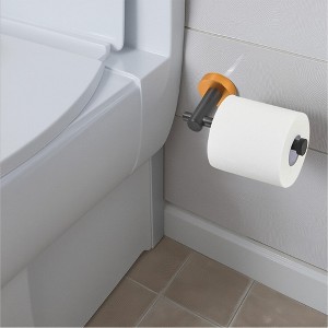 Multicolored 6-Piece Enhanced Aluminum Towel Rack Set - 24 Inches, Wall-Mounted Bathroom Accessories Collection - 1 of 4