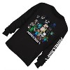 Boys Minecraft Video Game T-Shirt - Black and Green Creeper Face - Official Minecraft Long Sleeve Shirt - 3 of 4