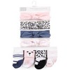 Hudson Baby Infant Girls Headband and Socks Set, Bear Leopard, 0-9 Months - 2 of 4