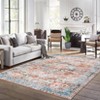 Washable Rug Large Area Rug for Living Room Soft Non-Slip Backing Stain Resistant & Low Pile Vintage Floor Carpet - 2 of 4
