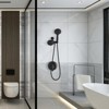 PROOX Single-Handle 6-Spray Round High Pressure Shower Faucet with Dual Shower Head in Oil-Rubbed Bronze (Valve Included) - 2 of 4