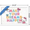 Trends International Hello Kitty: 17 General - Make Your Dreams Happen Framed Wall Poster Prints - 3 of 4