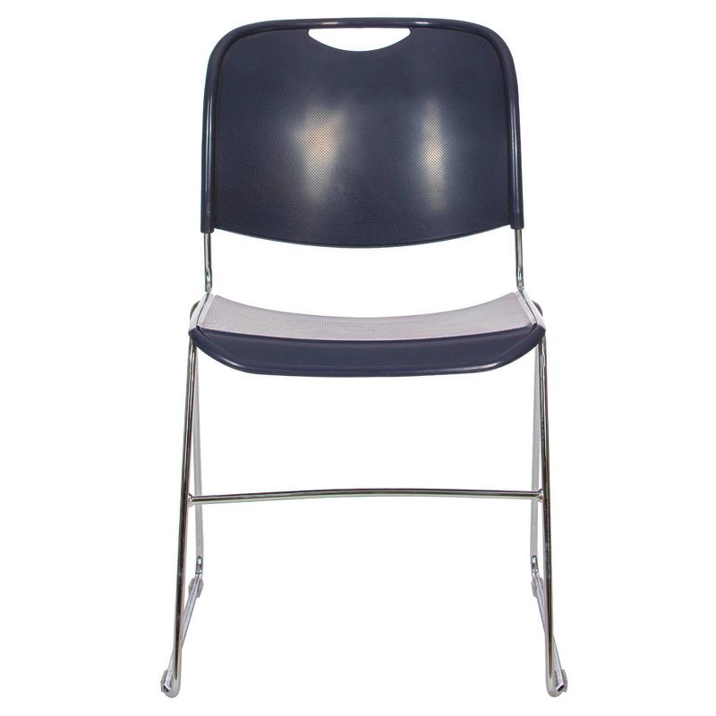 Hampden Furnishings 2pk Naomi Collection Premium Stack Chair Navy Blue, 3 of 6