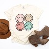 Simply Sage Market S.W.Smiley Smiley Face Grunge Garment Dyed Tee - 3 of 4