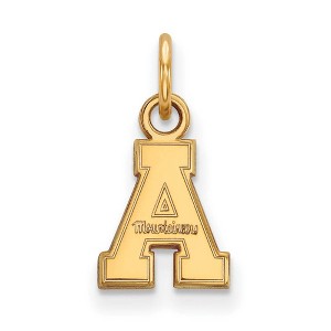 Black Bow Jewelry 14k Yellow Gold Appalachian State Mountaineers NCAA Extra Small Pendant - 1 of 3