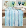 Saro Lifestyle Watercolor Table Runner - 3 of 3
