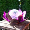 Moonelit Creations Lotus Flower Solar LED Garden Light Stake Purple - 2 of 4