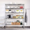Seville Classics UltraDurable  5-Tier 60" x 18" Steel Wire Shelving Unit - 2 of 4