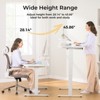 COMHOMA 48" Electric Standing Desk, Height Adjustable Office Desk, Memory Presets, Built-in Drawer & Laptop Stand - 3 of 4
