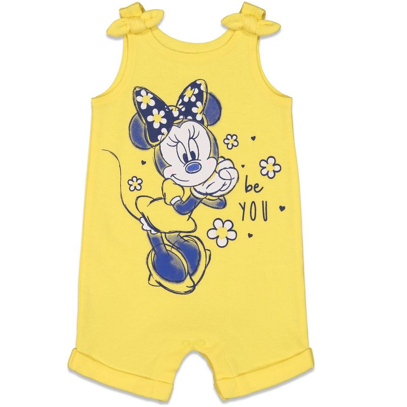 Disney Lion King Minnie Mouse Winnie the Pooh Simba Girls Romper and Headband Toddler, 2 of 7
