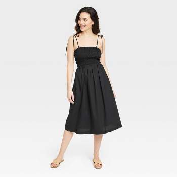 Simple Black Sundress : Amuse Society Morning Light Dress, Buckle