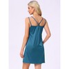 INSPIRE CHIC Womens Satin Nightgowns Chemise Slip Dress Silky Night Dress - 3 of 4