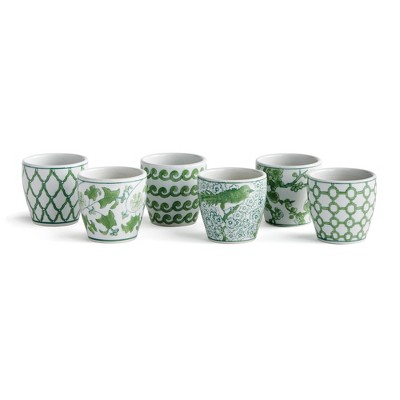 Plum & Post Imperial Mini Flowerpot Planters Set of 6