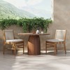 Nathan James Kayden Outdoor Dining Chair Set of 2 Light Gray - 2 of 4
