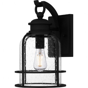 Quoizel Lighting Bowles 1 - Light Sconce in  Earth Black - 1 of 1