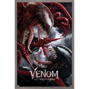 Trends International Marvel Venom: Let There be Carnage - Battle One Sheet Framed Wall Poster Prints - 1 of 4