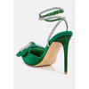 Winged High Heel Rhinestone Embellished Sandals Women - 4 of 4