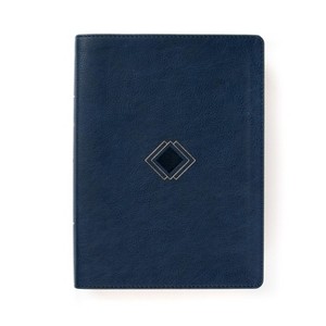 CSB Day-By-Day Chronological Bible, Navy Leathertouch - (Day by Day) by  George H Guthrie & Csb Bibles by Holman (Leather Bound) - 1 of 1