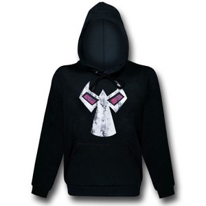 Mens Bane Distressed Mask Hoodie - 1 of 4