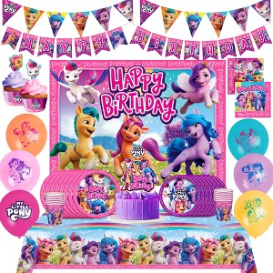 Treasures Gifted My Little Pony Party Decorations Ultimate Set for 16 Guests - 1 of 4
