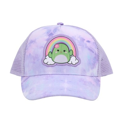 Squishmallows Rainbow Tie Dye Youth Baseball Cap