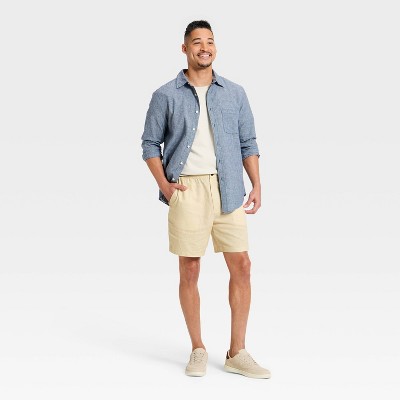 Men's 7" Elevated Linen Shorts - Goodfellow & Co™