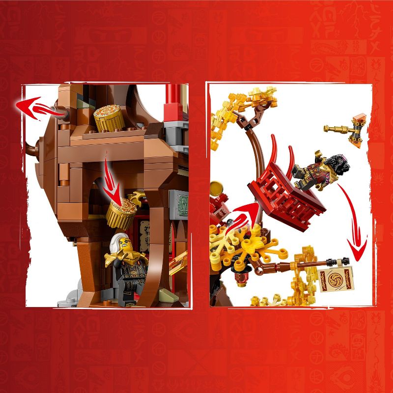 LEGO NINJAGO Temple of the Dragon Energy Cores Ninja and Temple Building Toy 71795, 5 of 8