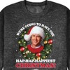 Men's - National Lampoon - Christmas Vacation Clark Happiest Graphic Fleece Sweatshirt - 2 of 4