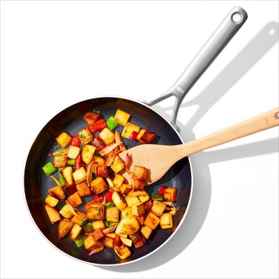 10" Stainless Steel Ceramic Non-Stick Frying Pan