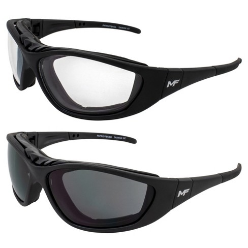 2 Pairs of MotoFrames Patriot Safety Motorcycle Glasses - image 1 of 4