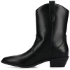 Journee Womens Fritzie Western Ankle Booties - 2 of 4