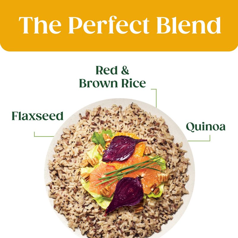 Seeds of Change Organic Quinoa, Brown &#38; Red Rice with Flaxseed Mix Microwavable Pouch - 8.5oz, 2 of 7