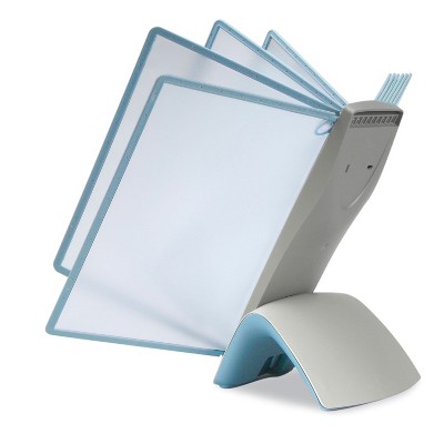 Durable SHERPA Style Desk Reference System 20 Sheet Capacity Titanium 594406