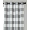 Kate Aurora Country Farmhouse Living Classic Buffalo Plaid Checkered Single Grommet Top Window Curtain Panel - 2 of 4