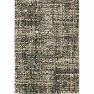 Oriental Weavers Astor Collection Fabric Charcoal/Beige Distressed Pattern- Living Room, Bedroom, Home Office Area Rug, 5' 3" X 7' 6" - 1 of 1