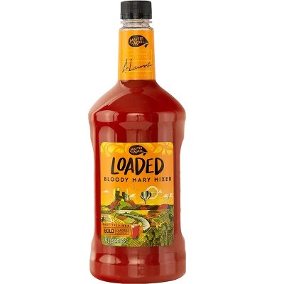 Master of Mixes Bloody Mary Loaded - Ready to Use - 1.75 Liter Bottle (59.2 Fl Oz) - Mixer Perfect for Bartenders and Mixologists