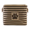 Bone Dry Polyester Pet Bin Stripe With Paw Patch - 2 of 4