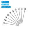 Unique Bargains Brass Silver Plated DIY Craft ewelry Making Ball Head Pins 100 Pcs - 4 of 4
