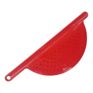Handy Housewares Handheld Plastic Pot Drainer, Noodle & Pasta Strainer with Handle - Fits up to 9" Pots - 1 of 4