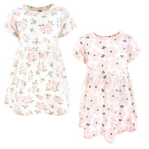 Luvable Friends Hudson Baby Short-Sleeve Dresses 2pk - 1 of 2