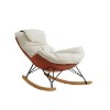 CAVINAS Accent Chair Rocking Chair Leisure Sofa Chair with Detachable Seat Cushion Glider Rocking Chair - 2 of 4