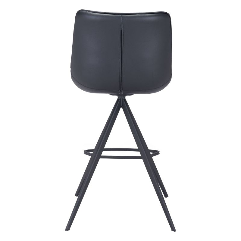 Set of 2 Fillmore Counter Height Barstools Black - ZM Home, 5 of 11