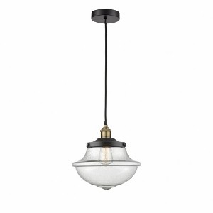 Oxford - 1 Light Cord Hung Mini Pendant In Modern Style-12.13 Inches Tall and 11.75 Inches Wide - 1 of 1