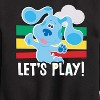 Boys' - Blue's Clues & You! - Blue Let's Play Graphic Long Sleeve Fleece Sweatshirt - 2 of 4