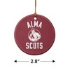 Alma College Scots Logo Porcelain Holiday Christmas Tree Ornament - image 3 of 4