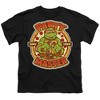 Teenage Mutant Ninja Turtles Mikey Party Master Kids T Shirt For Youth, Black - 2 of 4
